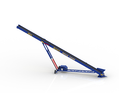 Wheel radial rotary conveyor
