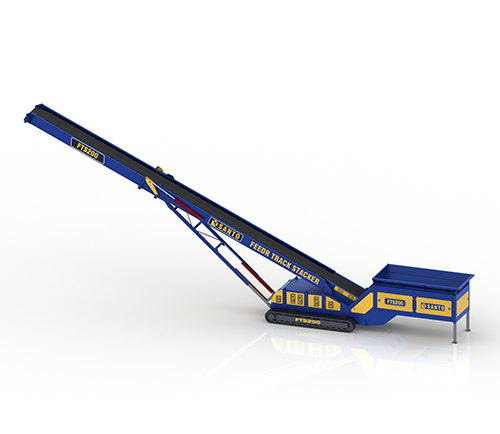 Tracked hopper loader