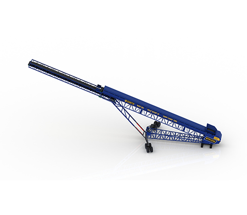 Mobile telescopic conveyor